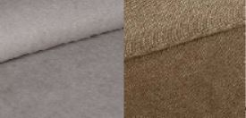 Velours ANKA 06 beige + Tissu Keten 154 Beige