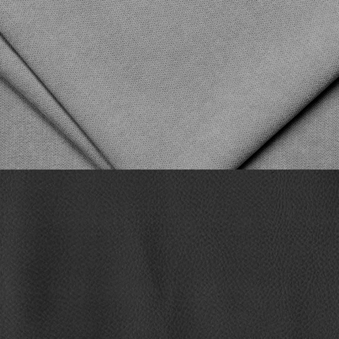 Tissu Gris K18 + Simili Noir