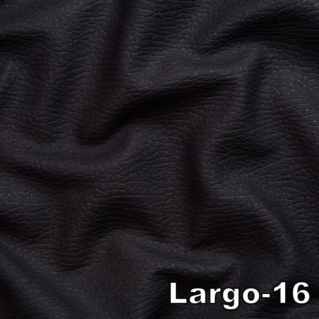 Largo 16 Black (Tissu triple paisseur effet cuir)