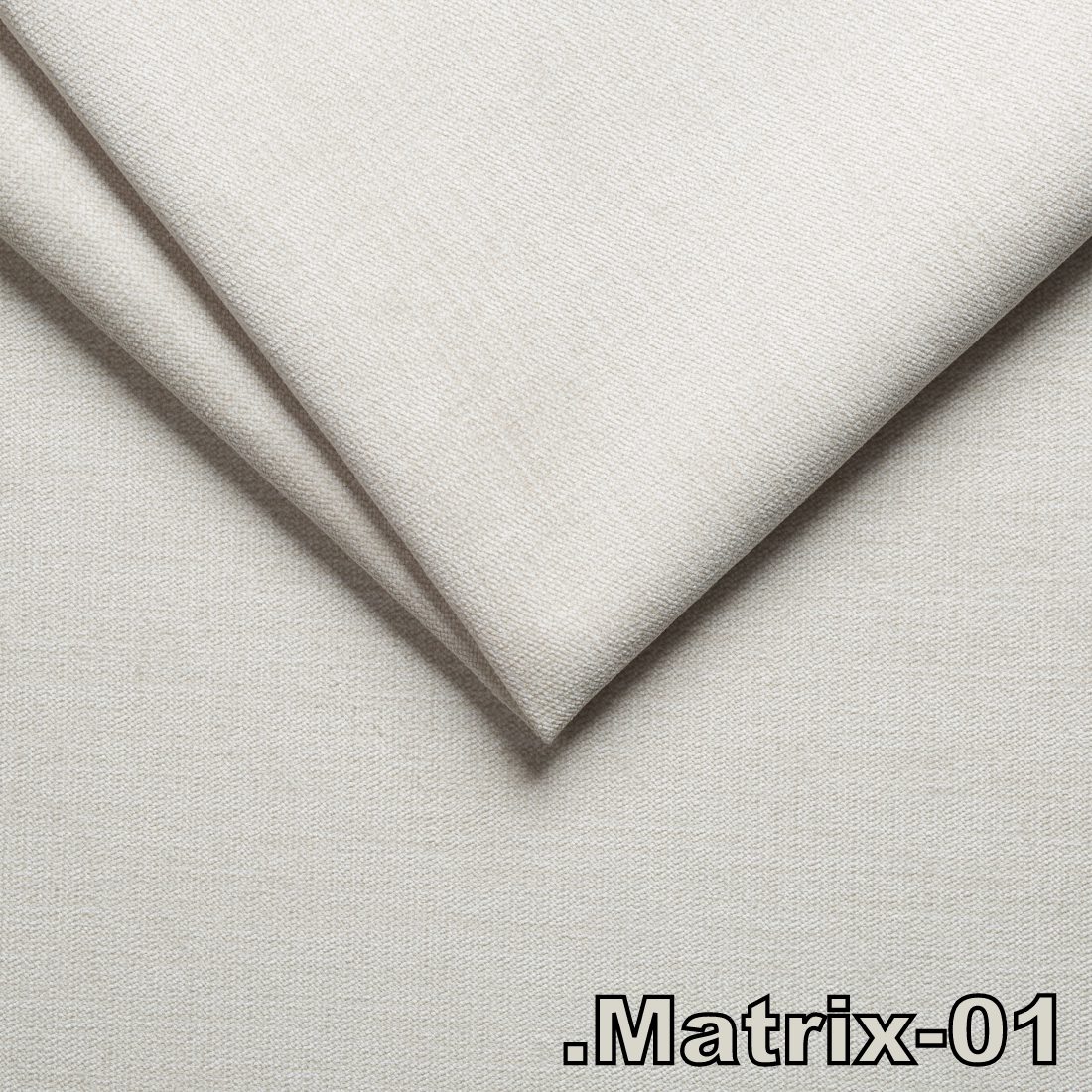 Matrix 01 Cream (tissu effet velours)