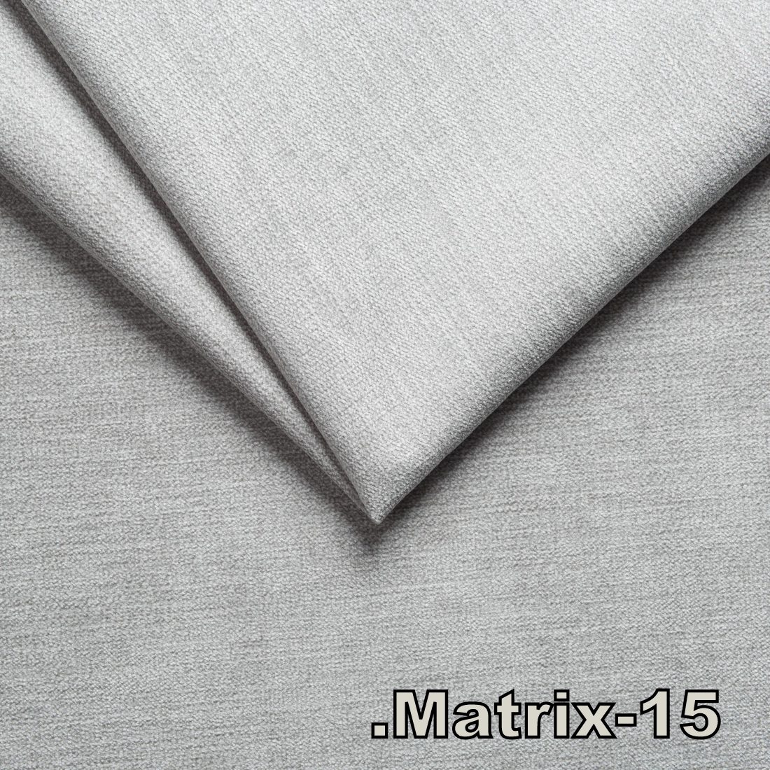 Matrix 15 Silver (tissu effet velours)