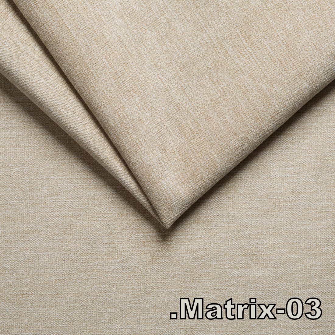 Matrix 03 Biscuit (tissu effet velours)