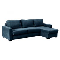 PARIS, Convertible Rapido d'angle, Revêtement Tissu Artemis ou Luna, Couchage Quotidien 100, 120, 140, 160cm