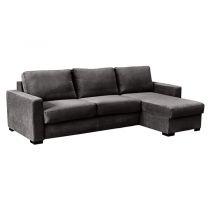 PARIS, Convertible Rapido d'angle, Revêtement Tissu Artemis ou Luna, Couchage Quotidien 100, 120, 140, 160cm