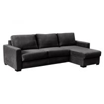 PARIS, Convertible Rapido d'angle, Revêtement Tissu Artemis ou Luna, Couchage Quotidien 100, 120, 140, 160cm