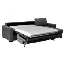 PARIS, Convertible Rapido d'angle, Revêtement Tissu Velours Tiffany, Couchage Quotidien 100, 120, 140, 160cm
