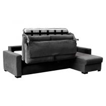 PARIS, Convertible Rapido d'angle, Revêtement Tissu Velours Tiffany, Couchage Quotidien 100, 120, 140, 160cm
