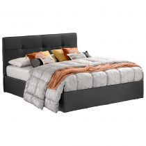 6 POINTS, Lit coffre existe en plusieurs dimensions en PU, avec option matelas Aloe Vera 18cm