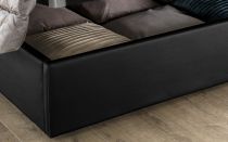  6POINTS, Lit coffre existe en plusieurs tailles de couchage et revêtements. Vendu avec matelas