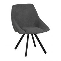 ALVAR- Chaise de repas- Tissu épais COCO (L57*P57*H85cm)