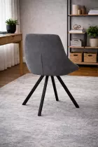 ALVAR, Chaise de repas- Tissu &eacute;pais COCO (L57*P57*H85cm)