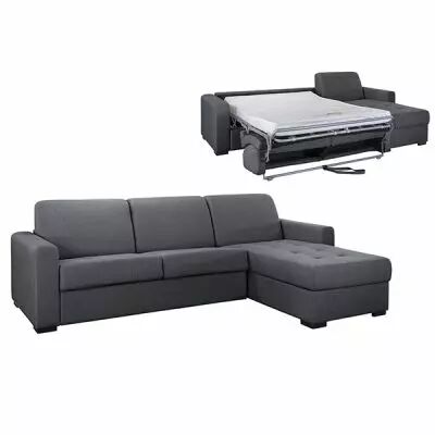 ANGELICA, Angle convertible,<br>Rev�tement Tissu Artemis ou Luna,<br>Pour couchage quotidien 140cm