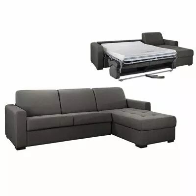 ANGELICA, Angle convertible,<br>Rev�tement Tissu Artemis ou Luna,<br>Pour couchage quotidien 140cm