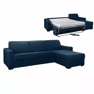 ANGELICA, Angle convertible reversible, Rev�tement Velours, Pour couchage quotidien 140cm