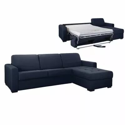 ANGELICA, Angle convertible reversible, Rev�tement Velours, Pour couchage quotidien 140cm