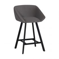 BADE- Tabouret haut -Chaise de Bar- velours ANKA (L60*P54*H93cm)