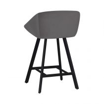 BADE- Tabouret haut -Chaise de Bar- velours ANKA (L60*P54*H93cm)