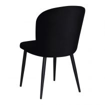 BARKA - Chaise de repas- velours ANKA (L50*P60*H93cm)
