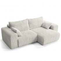 BOBO CL, Canapé convertible Gigogne grand angle reversible en velours cotelé