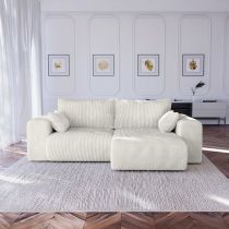 BOBO CL, Canapé convertible Gigogne grand angle reversible en velours cotelé