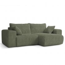 BOBO CL, Canapé convertible Gigogne grand angle reversible en velours cotelé