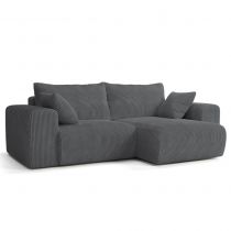 BOBO CL, Canapé convertible Gigogne grand angle reversible en velours cotelé