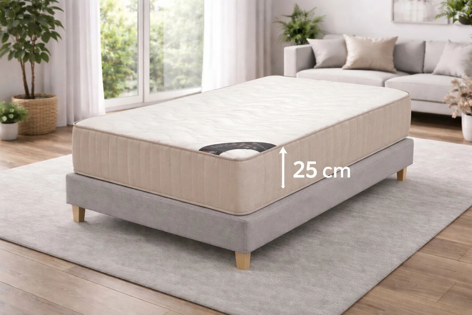 BRETAGNE, Matelas MOUSSE HAUTE DENSITE 60