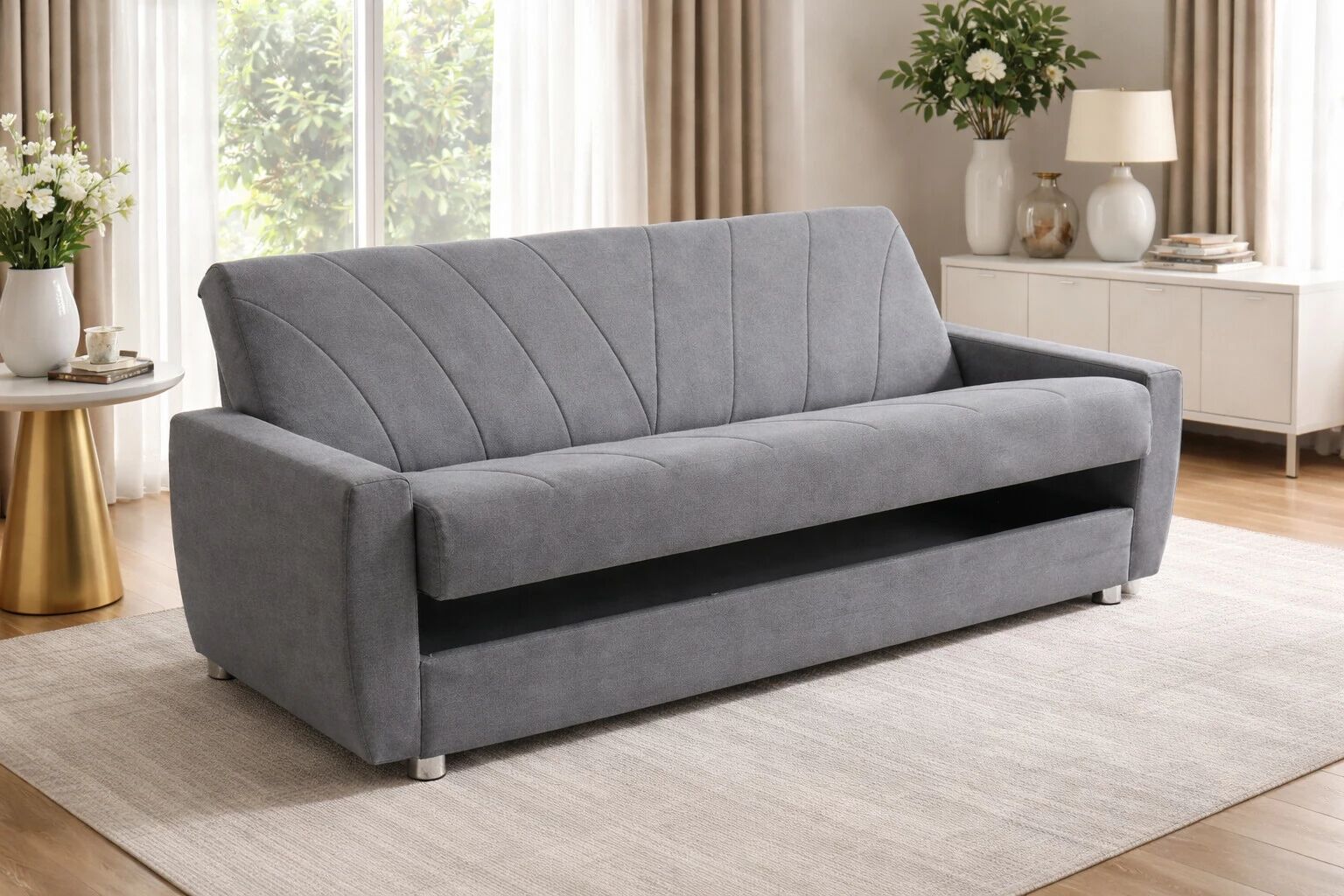 BRISTOL canap&eacute; clic-clac, rev&ecirc;tement tissu ENJOY