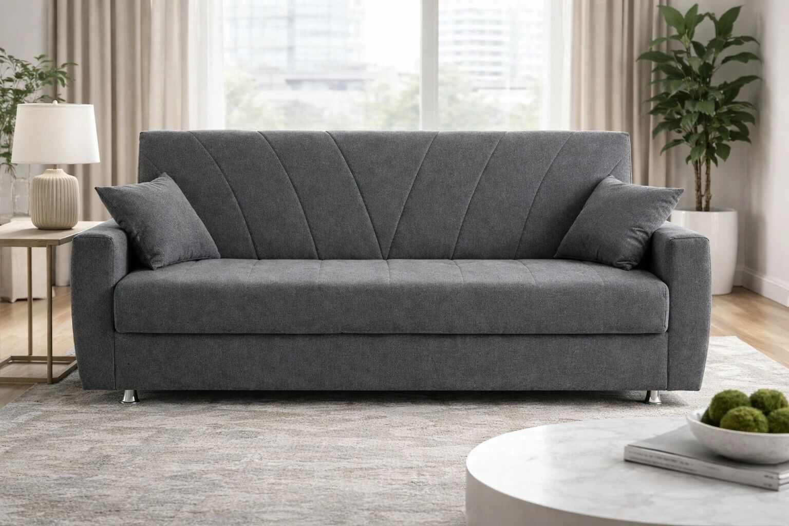 BRISTOL canap&eacute; clic-clac, rev&ecirc;tement tissu ENJOY