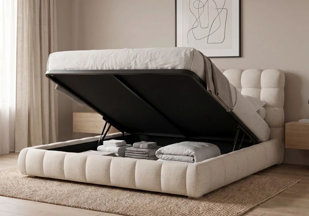 BUBBLE, Lit coffre avec sommier plein existe en plusieurs tailles de couchage. EN PR&Eacute;COMMANDE. Arrivage 24 ao&ucirc;t