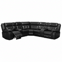 CAIRO, Canapé Relax electrique 5/6 places en simili renforcé