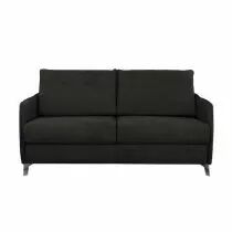 Canap&eacute; convertible STAR usage quotidien, syst&egrave;me rapid\'lit (dit rapido) couchage 120cm en tissu chin&eacute; TIFFANY