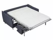 Canap&eacute; convertible STAR usage quotidien, syst&egrave;me rapid\'lit (dit rapido) couchage 120cm en tissu TIFFANY