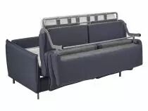 Canap&eacute; convertible STAR usage quotidien, syst&egrave;me rapid\'lit (dit rapido) couchage 120cm en tissu TIFFANY