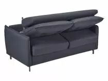 Canap&eacute; convertible STAR usage quotidien, syst&egrave;me rapid\'lit (dit rapido) couchage 120cm en tissu TIFFANY