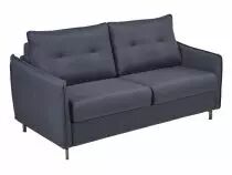 Canap&eacute; convertible STAR usage quotidien, syst&egrave;me rapid\'lit (dit rapido) couchage 120cm en tissu TIFFANY