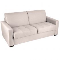 CAPITO, Canapé convertible Rapido, couchage 140 cm en velours Tiffany