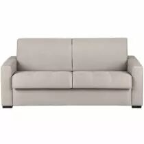 CAPITO, Canap&eacute; convertible Rapido, couchage 140 cm en velours Tiffany