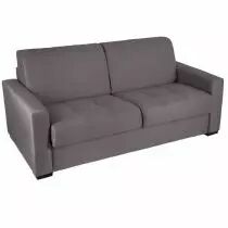 CAPITO, Canap&eacute; convertible Rapido, couchage 140 cm en velours Tiffany