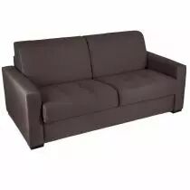 CAPITO, Canap&eacute; convertible Rapido, couchage 140 cm en velours Tiffany