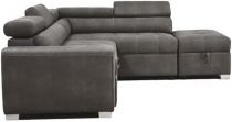 CAPRI-MINI(KF7019) DROIT SofaBed-AC01 GRIS SURPIQURE(L241*P206*H73cm