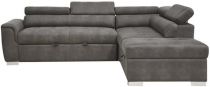 CAPRI-MINI(KF7019) DROIT SofaBed-AC01 GRIS SURPIQURE(L241*P206*H73cm