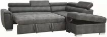 CAPRI-MINI(KF7019) DROIT SofaBed-AC01 GRIS SURPIQURE(L241*P206*H73cm