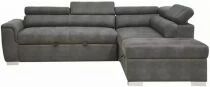 CAPRI-MINI(KF7019) DROIT SofaBed-AC01 GRIS SURPIQURE(L241*P206*H73cm