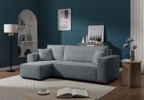 CARLA, Grand angle convertible Gigogne 2 places + angle coffre