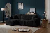 CARLA, Grand angle convertible Gigogne 2 places + angle coffre