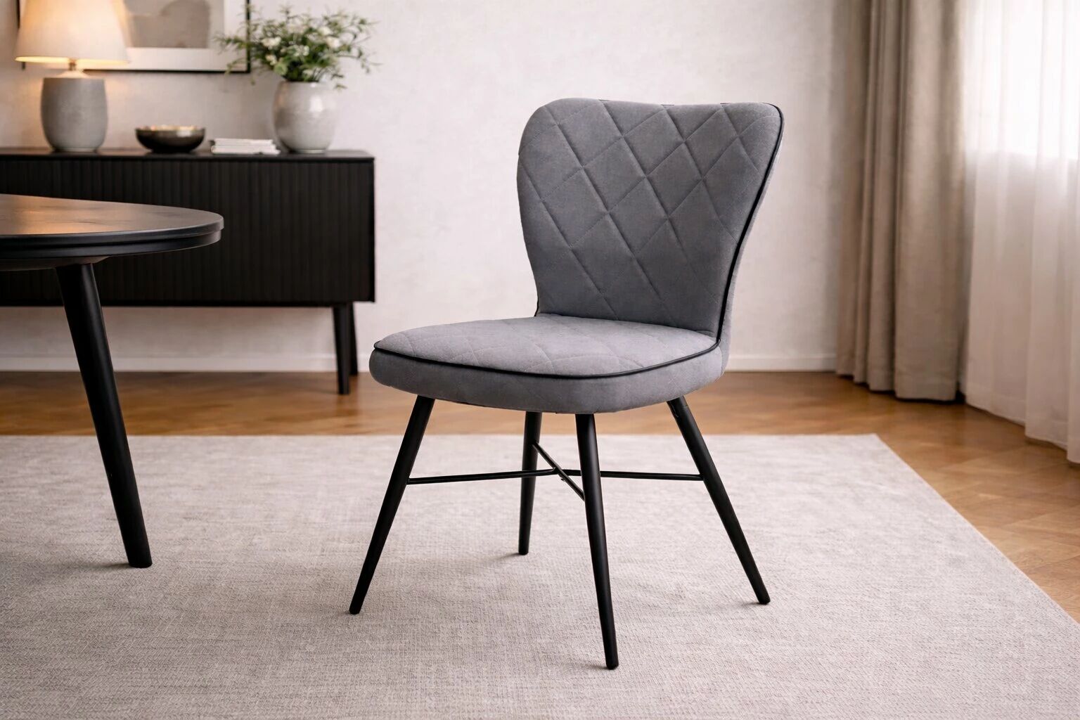 CHAISE EMILIO Chaise (62 x 48 x 92cm) GRIS