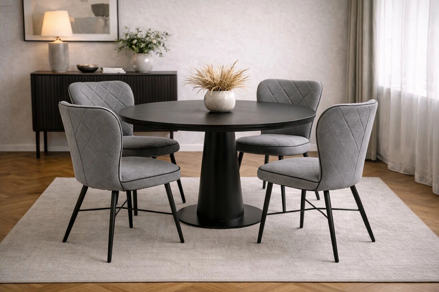 CHAISE EMILIO Chaise (62 x 48 x 92cm) GRIS