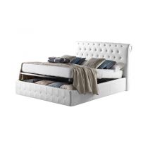 CHERRY, Lit coffre existe en plusieurs dimensions en PU, avec option matelas Aloe Vera 18cm