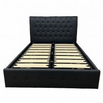 CHERRY, Lit coffre existe en plusieurs tailles de couchage et revêtements. Vendu avec matelas